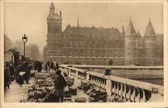 CPA Paris en Flanant Marche aux fleurs du Pont au Change et la Conciergerie 