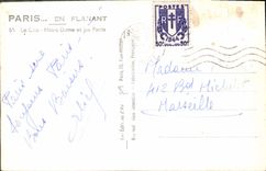 CPA Paris en Flanant La Crie Notre Dame et les Ponts 