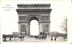 CPA Paris l'Arc de Triomphe de l'Etoile 