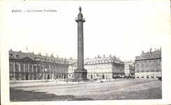 CPA Paris La Colonne Vendome 