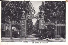 CPA Paris Le Parc Monceau 