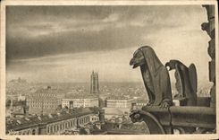 CPA Vue panoramique prise du haut des Tours de Notre Dame 