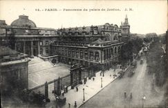 CPA Paris Panorama du palais de Justice 