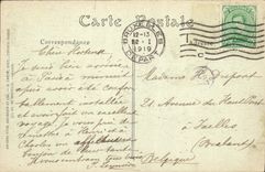 CPA Paris Le Pont Alexandre III et le Grand Palais Bateau Peniche