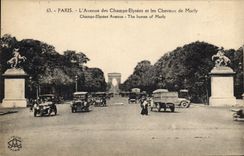 CPA Paris l'Avenue des Champs et les Chaveaux de Marly 