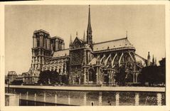 CPA Paris en Flanant Notre Dame vue d'Ensemble 