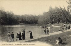 CPA Paris Le Lac du Bois de Boulogne 