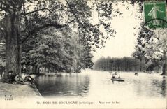 CPA Bois de Boulogne Vue sur le Lac 