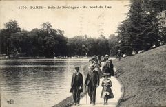 CPA Paris Bois de Boulogne Au bord du Lac 
