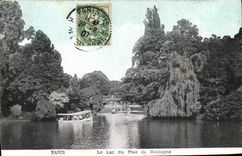 CPA Paris Le Lac du Bois de Boulogne 