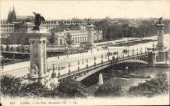 CPA Paris Le Pont Alexandre III 