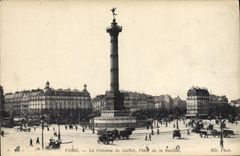 CPA Paris La Colonne de Juillet Place de la Bastille 