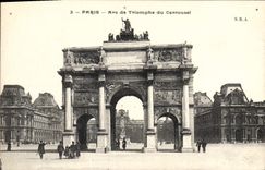 CPA Paris Arc de Triomphe du Carrousel 