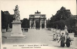 CPA Paris Quand Meme de Mercie Carrousel des Tuileries 