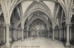 CPA Paris La Crypte de la Sainte Chapelle 