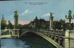 CPA Paris Le Pont Alexandre III 