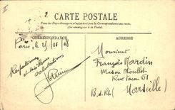 CPA Paris La Porte et le Boulevard Saint Martin X