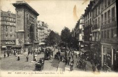 CPA Paris X Le Boulevard Saint Denis 
