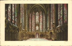 CPA Paris en Flanant Interieur de la Ste Chapelle 