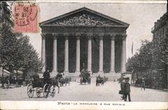 CPA Paris La Madeleine et rue Royale 