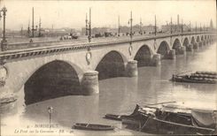 CPA Bordeaux Le Pont sur la Garonne 