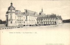 CPA Chateau de Chantilly La Facade Ouest 