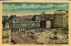 CPA Bruxelles Place Rogler Gare du Nord 
