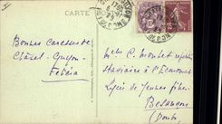 CPA Chatelguyon Quelques Hotels et Villas vus du Sommet du Mont Chalusset 