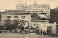 CPA Chatel Guyon Hotel Continental et Nouvel Etablissement 