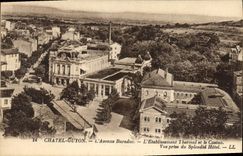 CPA Chatel Guyon L'Avenue Baraduc L'Etablissement Thermal et le Casino Vue prise du Splendid Hotel 