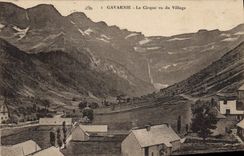 CPA Gavarnie Le Cirque vu du Village 