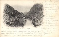 CPA Route de Luz a Gavarnie Le Chaos 