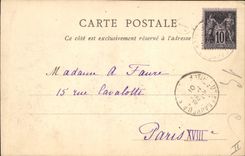 CPA Route de Luz a Gavarnie Le Chaos 