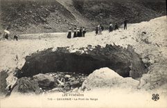 CPA Les Pyrenees Gavarnie Le Pont de Neige 