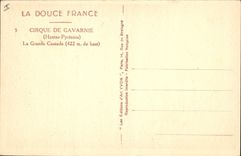 CPA Cirque de Gavarnie Hautes Pyrenees La Grande Cascade 