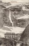 CPA Les Pyrenees Gavarnie La Grande Cascade et l'Hotel du Cirque et de la Cascade 