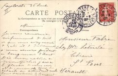 CPA Les Pyrenees Gavarnie Terrasse de l'Hotel du Cirque Ane Mule