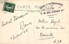 CPA Les Pyrenees Gavarnie Excursionnistes sur le Chemin du Cirque 