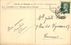 CPA Gavarnie H P Paturages dans la Montagne Berger Moutons