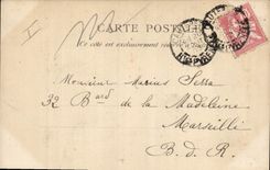 CPA Cauterets Chute superieure du Pont d'Espagne 