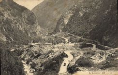 CPA Route de Cauterets a Pierrefille Le Limacon 