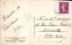 CPA Les Pyrenees Route de Cauterets a Pierrefitte Le Pont de Meyaba 