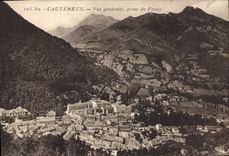 CPA Cauterets Vue generale prise de Pauze 