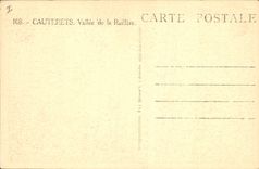 CPA Cauterets Vallee de la Raillere 