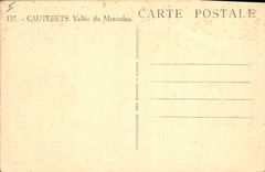 CPA Cauterets Vallee du Mercadau 