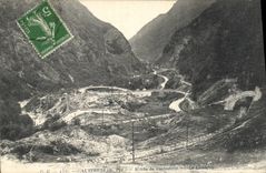 CPA Cauterets Hautes Pyrenees Route de Pierrefitte Le Limacon 