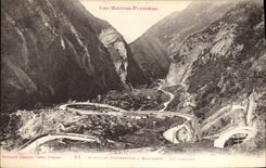 CPA Les Hautes Pyrenees Route de Pierrefitte a Cauterets Le Limacon