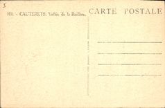 CPA Cauterets Vallee de la Raillere 