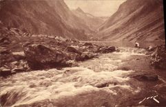 CPA Cauterets Environs Hautes Pyrenees Le Lac Gaube 