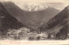 CPA Les Hautes Pyrenees Cauterets La Raillere et le Cabaliros vue de Lotour 